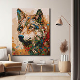 Painting by Numbers Wolf Head